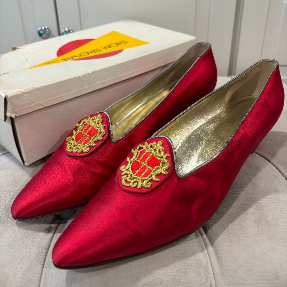 Vintage Red Vinyl Heel with Box - Thom Brown